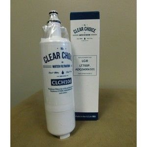 Clear Choice Water Filtration Filter CLCH106 for LG and Kenmore  LT700P - 2 pack